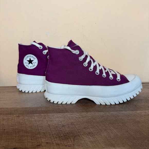 Converse Run Star Hike lugged 2.0 Sneakers A03701C mystic orchard Women’s 8.5 - Picture 3 of 8